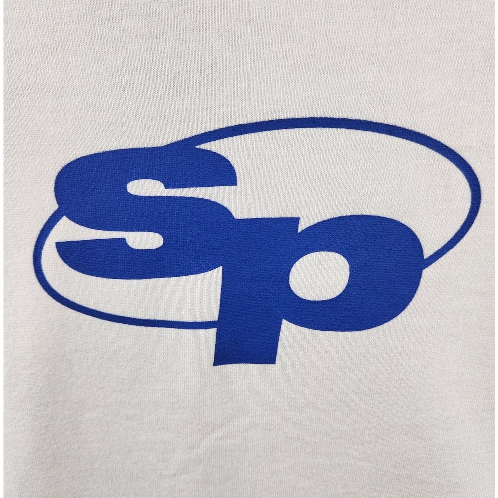 NWT Seoul Projects SP Men's Sport Tee White Blue Graphic Logo XL - Picture 5 of 10